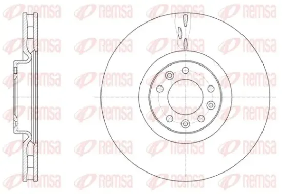 Bremsscheibe Vorderachse KAWE 61498 10 Bild Bremsscheibe Vorderachse KAWE 61498 10