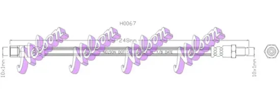Bremsschlauch KAWE H0067 Bild Bremsschlauch KAWE H0067
