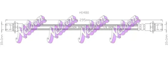 Bremsschlauch KAWE H1480 Bild Bremsschlauch KAWE H1480