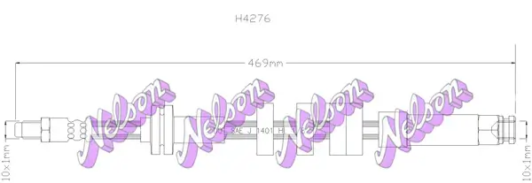 Bremsschlauch KAWE H4276
