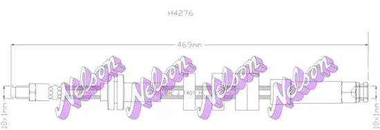 Bremsschlauch KAWE H4276 Bild Bremsschlauch KAWE H4276