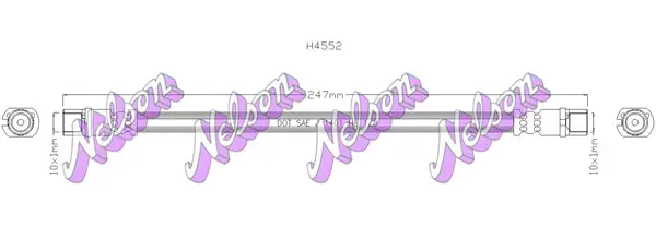 Bremsschlauch KAWE H4552