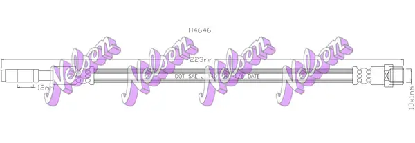 Bremsschlauch KAWE H4646