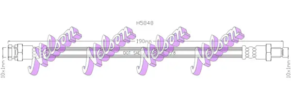 Bremsschlauch KAWE H5848