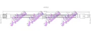 Bremsschlauch Hinterachse links rechts KAWE H5959