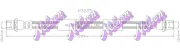 Bremsschlauch Hinterachse links rechts KAWE H7225
