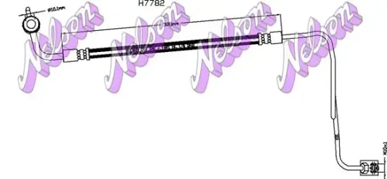 Bremsschlauch KAWE H7782 Bild Bremsschlauch KAWE H7782