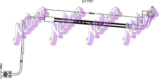Bremsschlauch KAWE H7797 Bild Bremsschlauch KAWE H7797