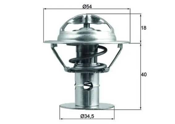 Thermostat, Kühlmittel MAHLE TX 180 86D