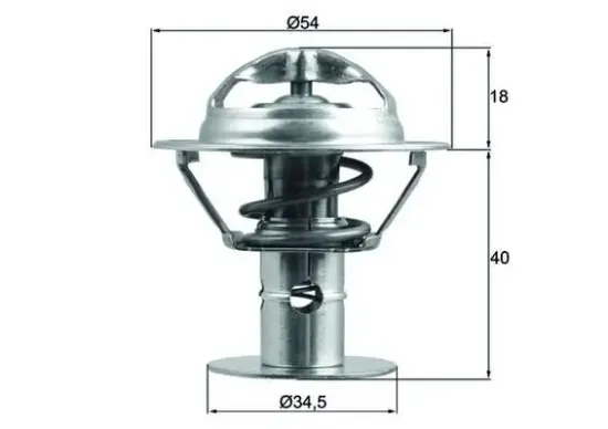 Thermostat, Kühlmittel MAHLE TX 180 86D Bild Thermostat, Kühlmittel MAHLE TX 180 86D