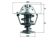 Thermostat, Kühlmittel MAHLE TX 184 78D