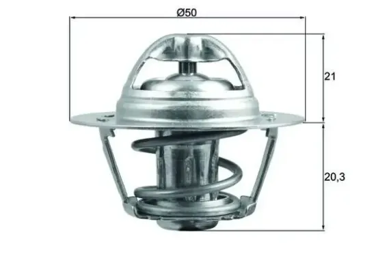 Thermostat, Kühlmittel MAHLE TX 196 83D Bild Thermostat, Kühlmittel MAHLE TX 196 83D