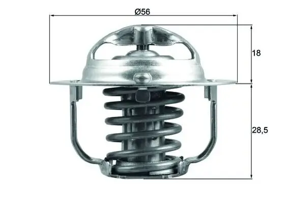 Thermostat, Kühlmittel MAHLE TX 208 91D