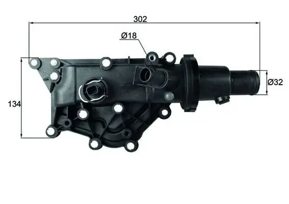 Thermostat, Kühlmittel MAHLE TH 59 89