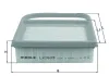 Luftfilter MAHLE LX 1603 Bild Luftfilter MAHLE LX 1603