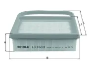 Luftfilter MAHLE LX 1603