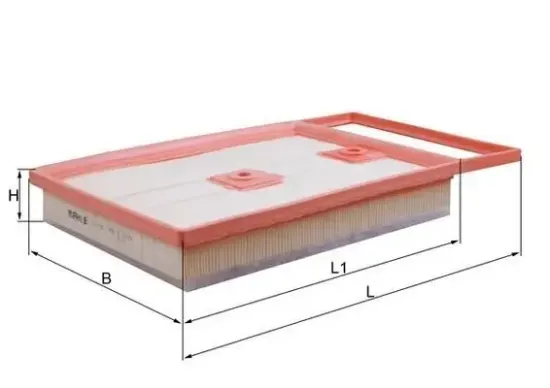Luftfilter MAHLE LX 4136 Bild Luftfilter MAHLE LX 4136