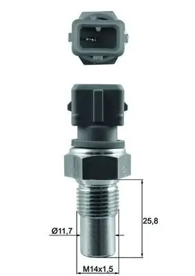 Sensor, Kühlmitteltemperatur MAHLE TSE 20