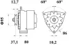 Generator 14 V MAHLE MG 158 Bild Generator 14 V MAHLE MG 158