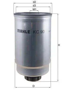 Kraftstofffilter MAHLE KC 90