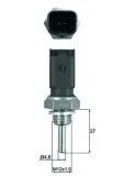Sensor, Kühlmitteltemperatur MAHLE TSE 25