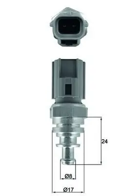 Sensor, Kühlmitteltemperatur MAHLE TSE 29