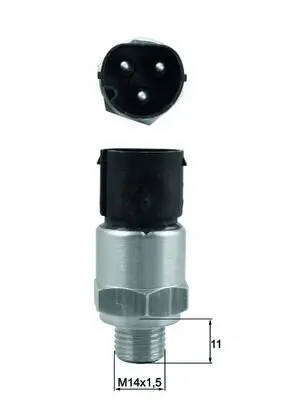 Temperaturschalter, Kühlerlüfter MAHLE TSW 74