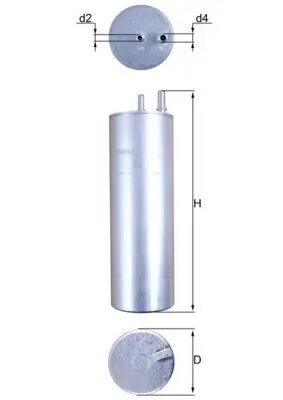 Kraftstofffilter MAHLE KL 229/5