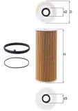 Ölfilter MAHLE OX 381D