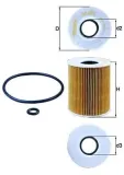 Ölfilter MAHLE OX 203D