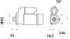 Starter 24 V 7,0 kW MAHLE MS 781 Bild Starter 24 V 7,0 kW MAHLE MS 781
