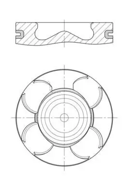 Kolben MAHLE 007 PI 00158 000