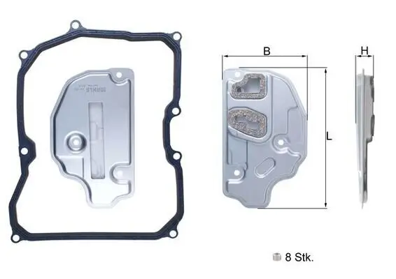 Hydraulikfilter, Automatikgetriebe MAHLE HX 150KIT