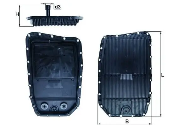 Ölwanne, Automatikgetriebe MAHLE HX 152