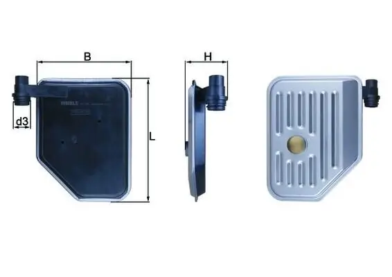 Hydraulikfilter, Automatikgetriebe MAHLE HX 156