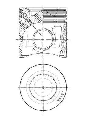 Kolben MAHLE 007 PI 00150 002