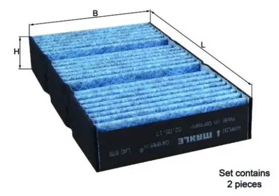 Filter, Innenraumluft MAHLE LAO 878/S Bild Filter, Innenraumluft MAHLE LAO 878/S