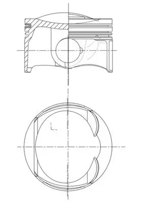 Kolben MAHLE 028 PI 00156 002