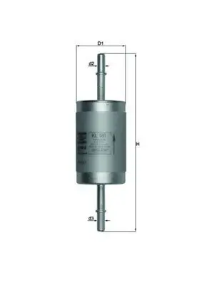Kraftstofffilter MAHLE KL 181