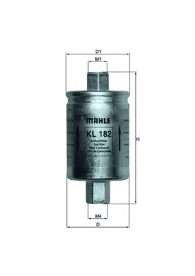 Kraftstofffilter MAHLE KL 182 Bild Kraftstofffilter MAHLE KL 182
