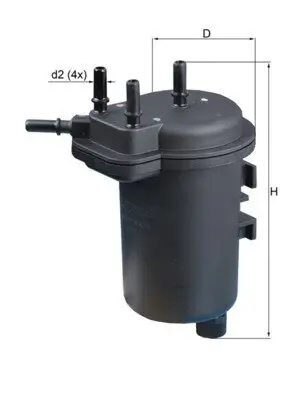 Kraftstofffilter MAHLE KL 432 Bild Kraftstofffilter MAHLE KL 432