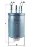 Kraftstofffilter MAHLE KL 1044