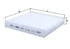 Filter, Innenraumluft MAHLE LA 155 Bild Filter, Innenraumluft MAHLE LA 155