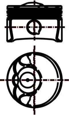 Kolben MAHLE 028 01 00