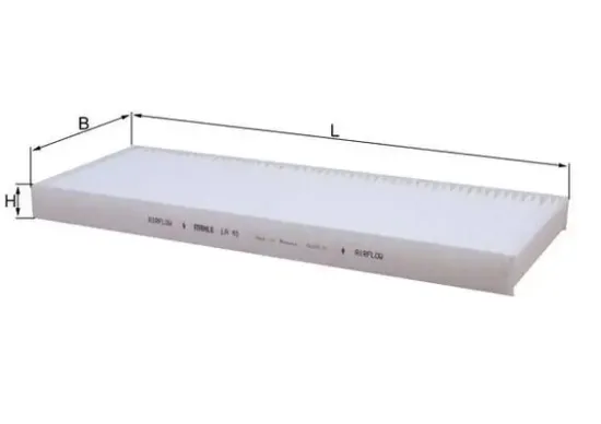 Filter, Innenraumluft MAHLE LA 45 Bild Filter, Innenraumluft MAHLE LA 45
