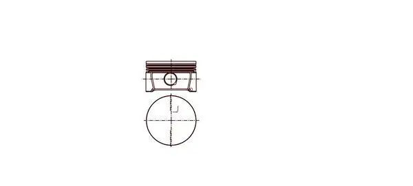 Kolben MAHLE 081 PI 00122 002