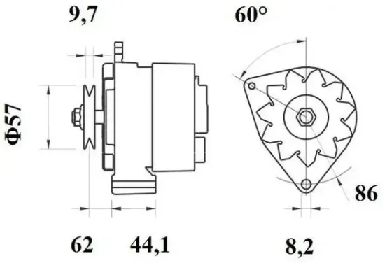 Filter, Innenraumluft MAHLE LAO 124 Bild Filter, Innenraumluft MAHLE LAO 124