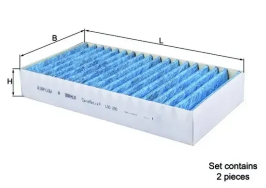 Filter, Innenraumluft MAHLE LAO 295/S Bild Filter, Innenraumluft MAHLE LAO 295/S