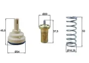 Thermostat, Kühlmittel MAHLE TX 181 95D