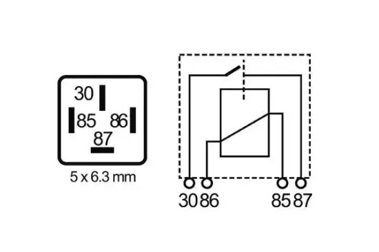 Relais, Arbeitsstrom MAHLE MR 54 Bild Relais, Arbeitsstrom MAHLE MR 54
